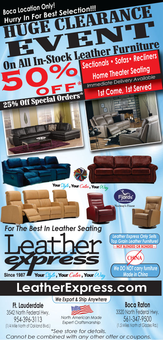 Leather Express Furniture | Boca Raton