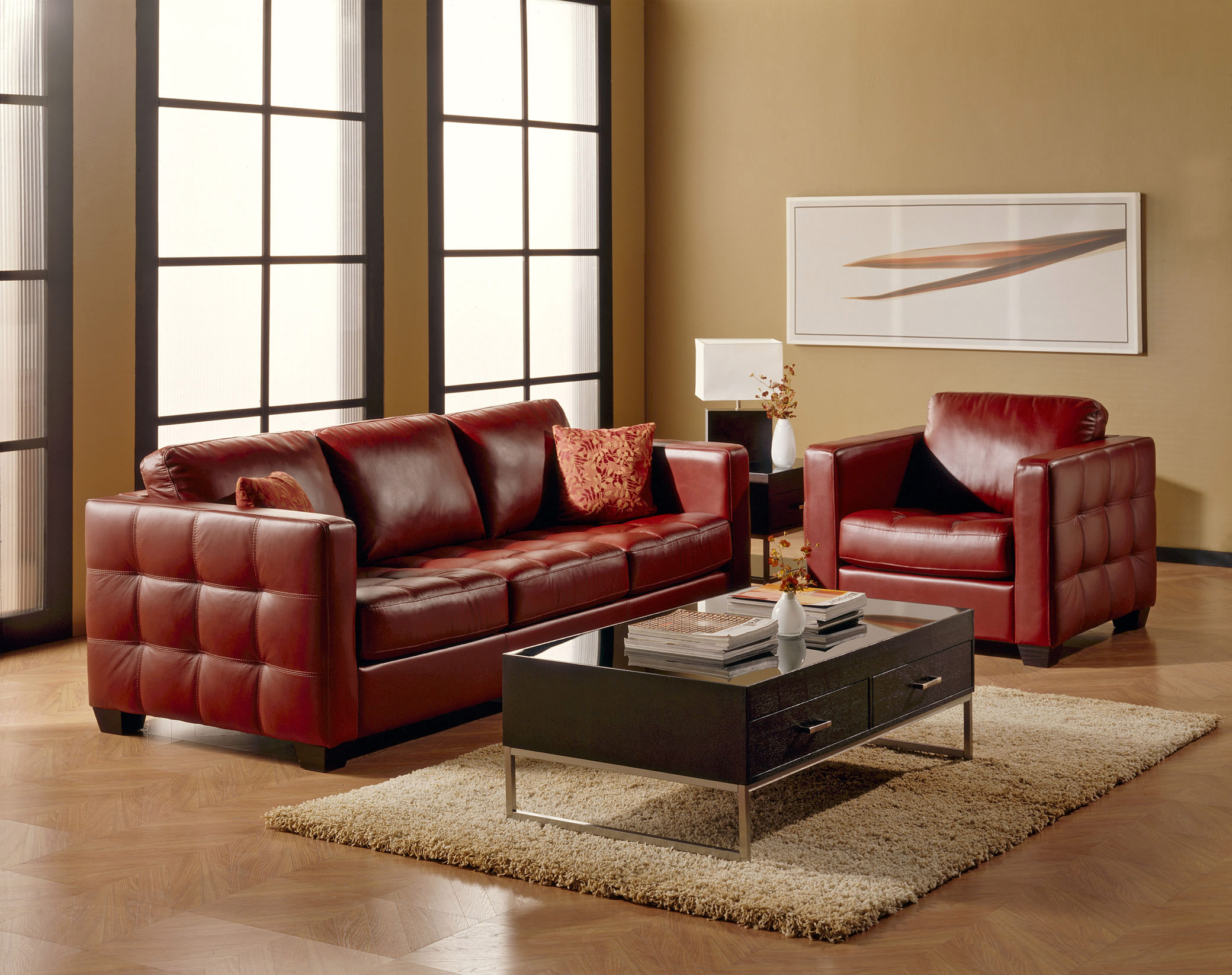 barrett leather reclining sofa