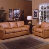 West Point Leather Sofa
